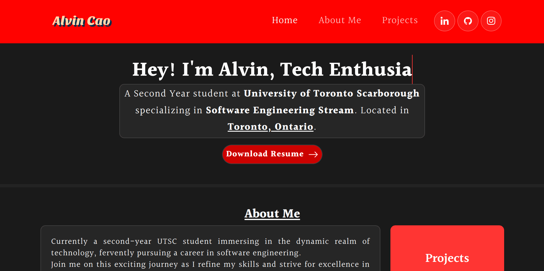 OLD Personal Profolio